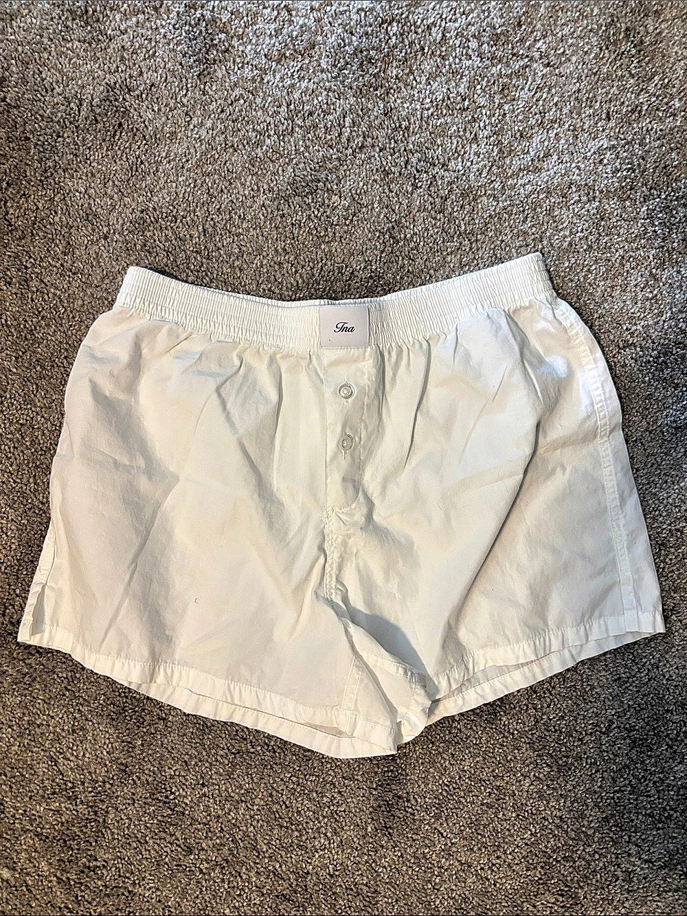 TNA High Waist Shorts in White Size XS Like New